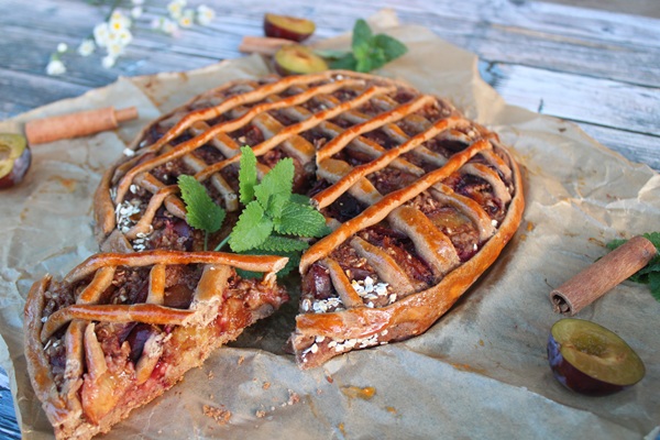 finom szilvássütemény